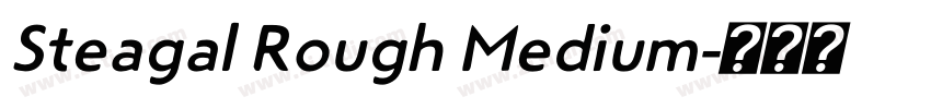 Steagal Rough Medium字体转换 Steagal Rough Medium字体转换